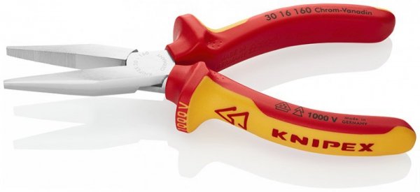 SZCZYPCE IZOLOWANE PŁASKIE WYDŁUŻONE 160MM (1 SZT)