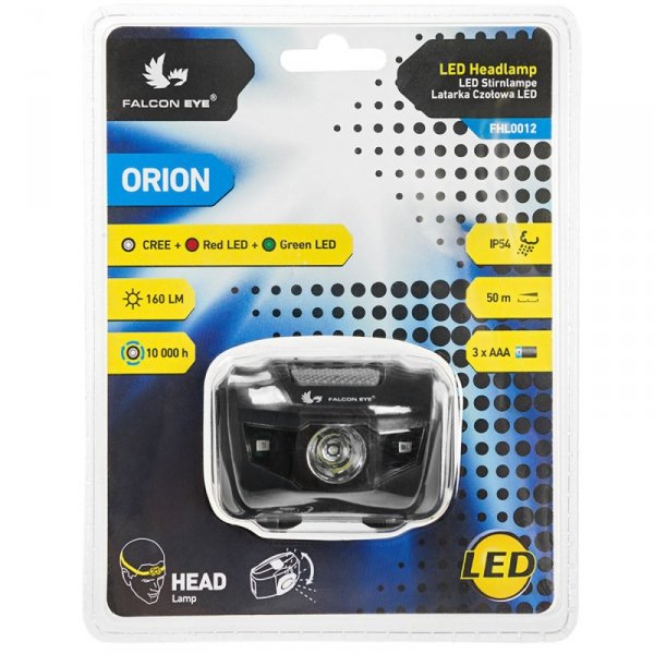 LATARKA CZOŁOWA FALCON EYE ORION 160LM (1 SZT)