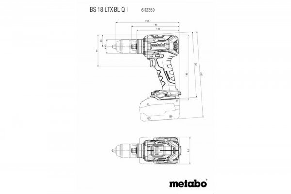 WIERTARKO-WKRĘTARKA AKUMULATOROWA BS 18 LTX BL Q 0*AH (1 SZT)