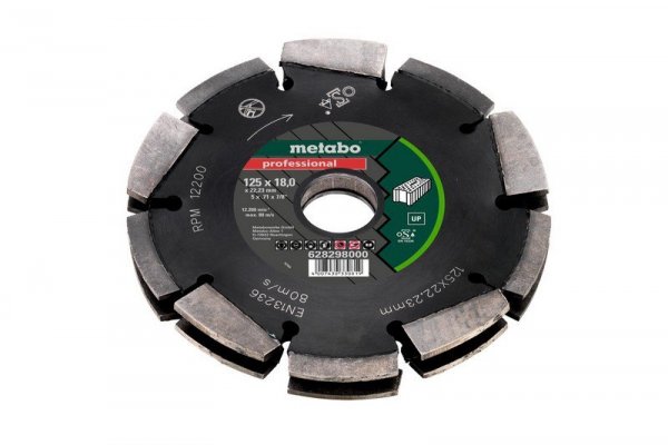TARCZA DIAMENTOWA SEGMENTOWA DO BRUZDOWNICY DIA-FS2 125*18MM (1 SZT)