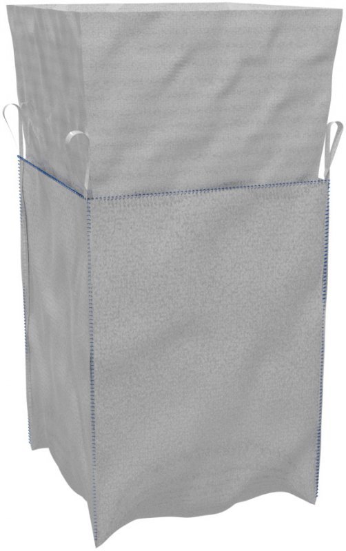 WOREK BIG-BAG 90*90*120 CM BIAŁY, OTWARTY Z KOŁNIERZEM (1 SZT)