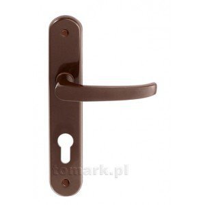 KLAMKA MALOWANA BRĄZOWA 72MM WC (1 SZT)