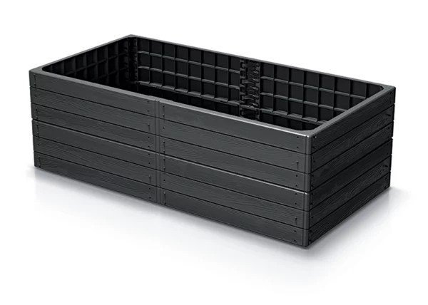 RABATA OGRODOWA BASE WOODY IBWR 1492X756X250MM - ANTRACYT (1 SZT)
