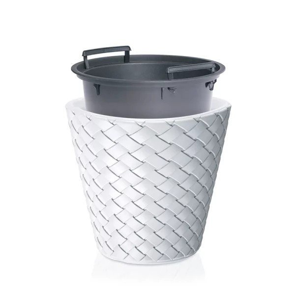 WKŁAD DO DONICZKI - CZARNY 40L (1 SZT)