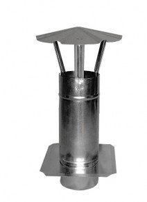 KOMINEK WENTYLACYJNY OCYNKOWANY Z PŁYTĄ 110MM (1 SZT)