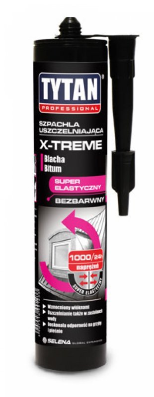 PROFESJONALNA SZPACHLA USZCZELNIAJĄCA X-TREME BEZBARWNA 280M (1 SZT)