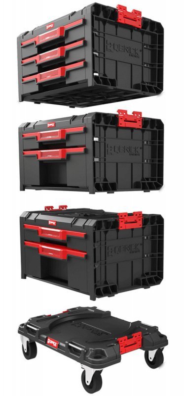 ZESTAW QBRICK SYSTEM PRO DRAWER WORKSHOP SET 1, SZUFLADY (1 KPL)