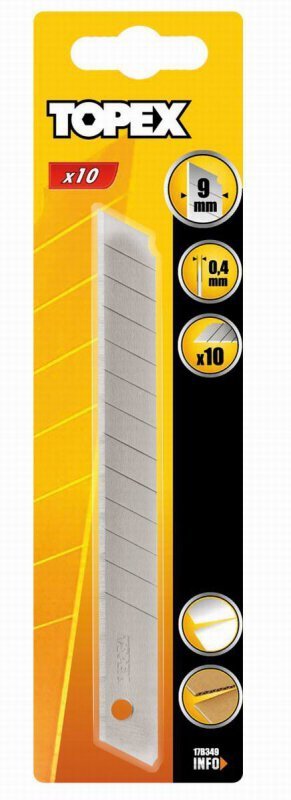 OSTRZA 9MM 10 SZTUK (1 KPL)