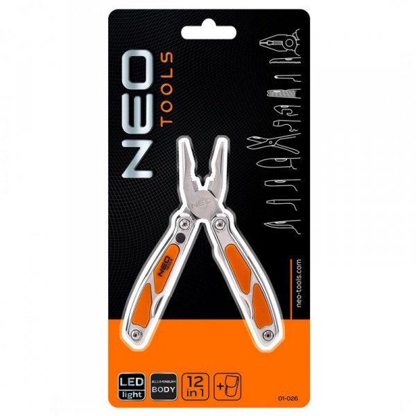 NARZĘDZIE WIELOFUNKCYJNE Z LED, ZESTAW 12SZT. (1 SZT)