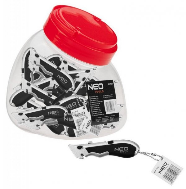 NÓŻ TRAPEZOWY MINI + 4 OSTRZA (1 SZT)