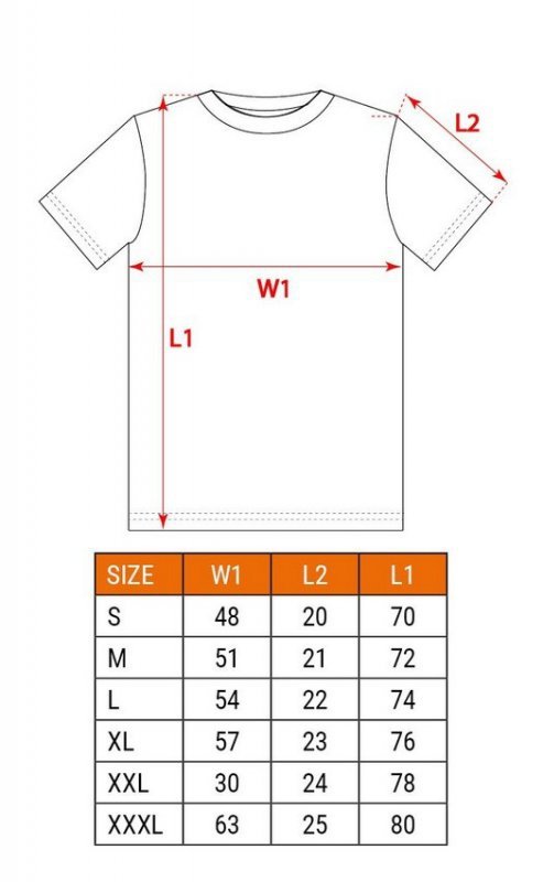 T-SHIRT PREMIUM PRO ROZMIAR XL (1 SZT)