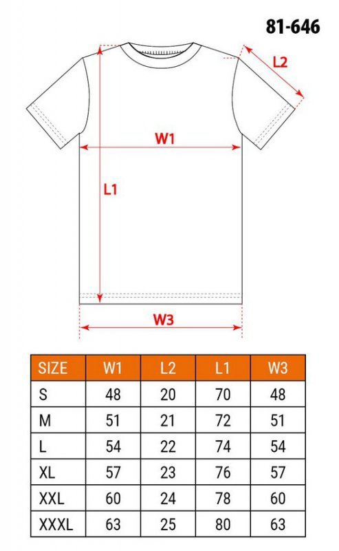 T-SHIRT BIAŁY ROZMIAR XL (1 KPL)