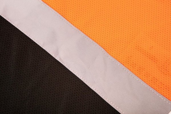 KOSZULKA T-SHIRT OSTRZEGAWCZY CIEMNY DÓŁ POMARAŃCZOWY XL (1 SZT)