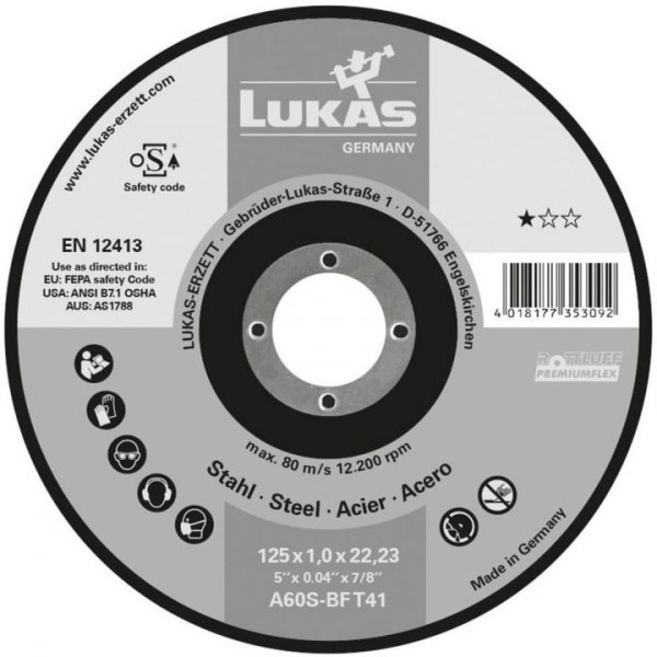 TARCZA PŁASKA T1A 230*1.9*22 A46T-BF PREMIUMFLEX BEST LIFE (1 SZT)