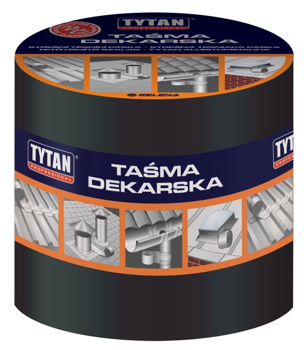 TAŚMA USZCZELNIAJĄCA DEKARSKA 15CM*10MB GRAFIT (1 SZT)