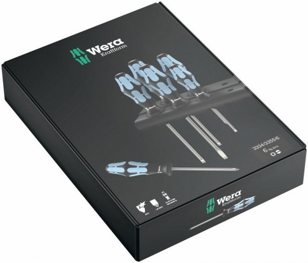 ZESTAW WKRĘTAKÓW ZE STALI NIERDZEWNEJ + WIESZAK, 6 CZĘŚĆ (1 KPL)