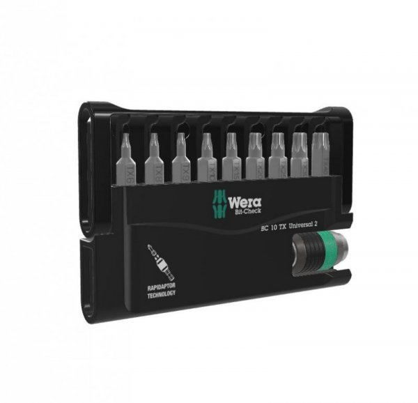 ZESTAW BIT-CHECK 10 TX UNIVERSAL,UCHWYT RAPIDATOR, 10CZ (1 KPL)