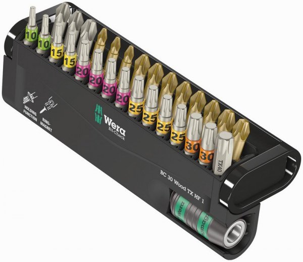 ZESTAW BIT-CHECK 30 WOOD TX HF 1, 30 CZ (1 KPL)