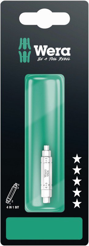 BIT 4W1 9506 SB, NA BLISTRZE, 3,4,5,6 X 37 MM (1 SZT)