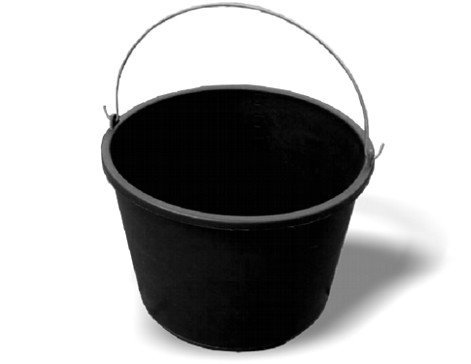 WIADRO BUDOWLANE PLASTIKOWE 12 LITRÓW (1 SZT)