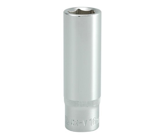 NASADKA DŁUGA 6-KĄTNA CHROMOWANA 1/2&#039;&#039; 16MM (1 SZT)