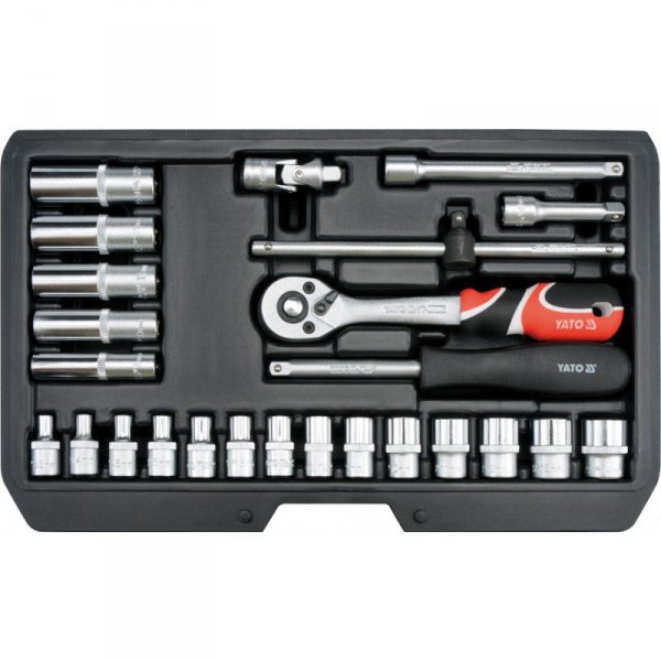 ZESTAW NARZĘDZIOWY 1/4&#039;&#039;  25 SZTUK XS (1 SZT)