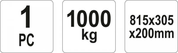 NAJAZD SAMOCHODOWY 1T (1 SZT)