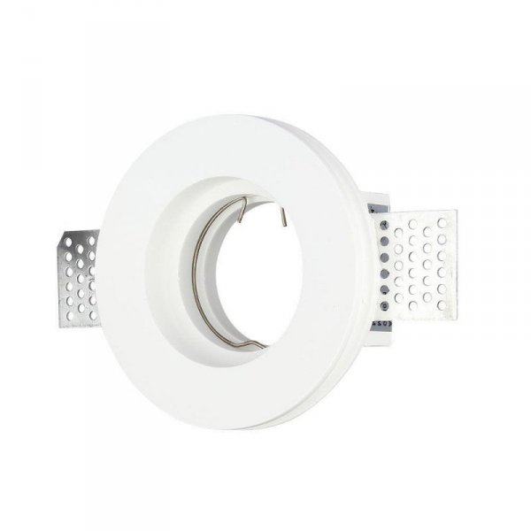 Oczko V-TAC GIPS GU10 Wpuszczane Okrągłe fi.100 Białe VT-771