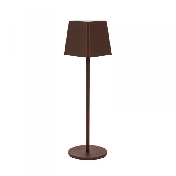 Lampka Biurkowa Nocna V-TAC 2W LED Ładowanie Ściemnianie IP54 Brąz Corten VT-7563 3000K 200lm