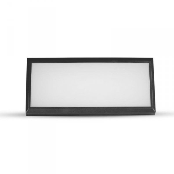 Oprawa Ścienna V-TAC 12W LED Ukośna Czarna IP65 VT-8054 4000K 1250lm