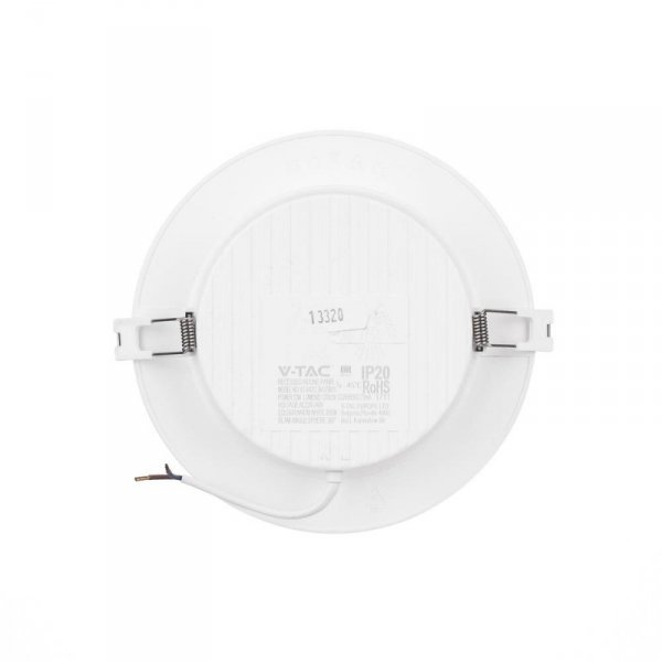 Panel Wpuszczany V-TAC 12W LED SAMSUNG CHIP Okrągły 170x28mm VT-61012RD-S 3000K 1200lm 5 Lat Gwarancji