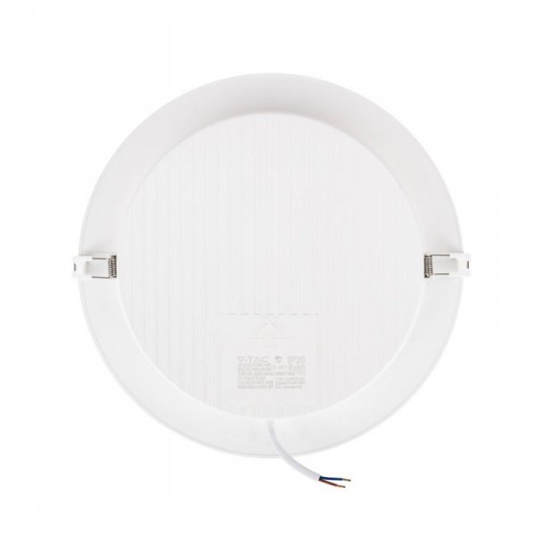 Panel Wpuszczany V-TAC 24W LED SAMSUNG CHIP Okrągły 294x29mm VT-61024RD-S 3000K 2500lm 5 Lat Gwarancji