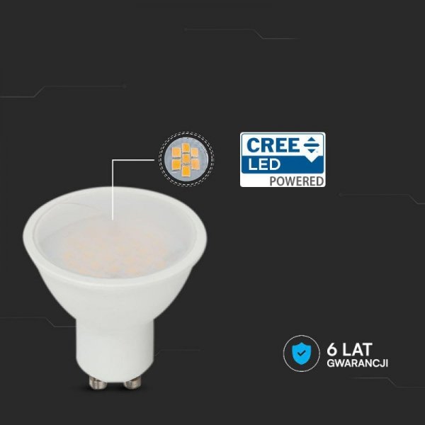 Żarówka LED V-TAC CREE CHIP GU10 10W 100st VT-271 4000K 1000lm 6 Lat Gwarancji