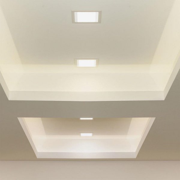 Panel LED V-TAC 12W LED Szkło Kwadrat VT-1202G 4000K 840lm