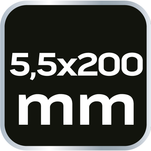 Wkrętak płaski 5.5 x 200 mm, S2