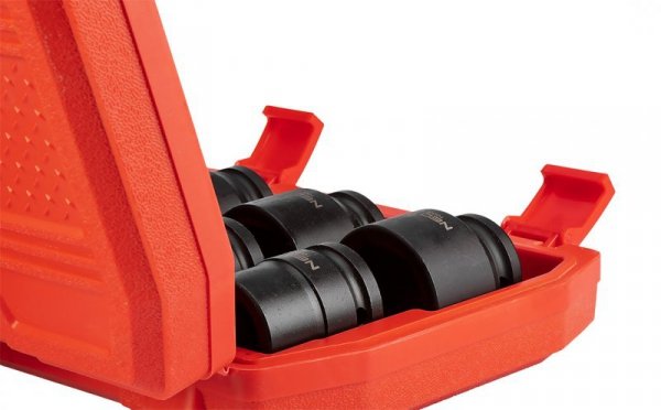 Nasadki udarowe 3/4&quot;, 26-38 mm, zestaw 8 szt.