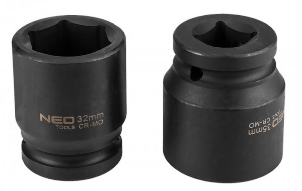 Nasadki udarowe 3/4&quot;, 26-38 mm, zestaw 8 szt.