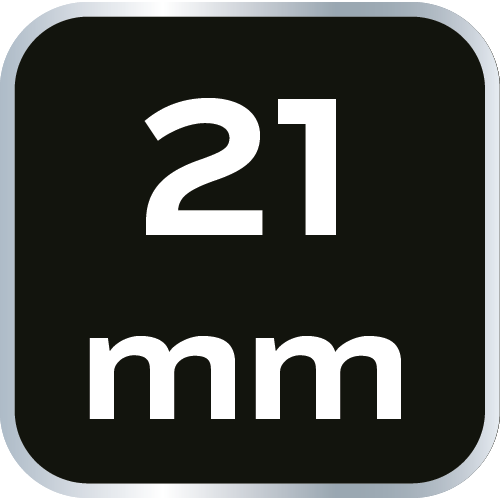 Nasadka sześciokątna długa 1/2&quot;, 21 mm