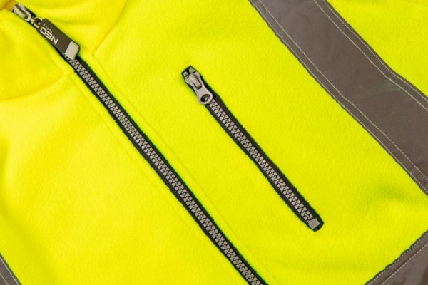Bluza polarowa ostrzegawcza, żółta, rozmiar XXL