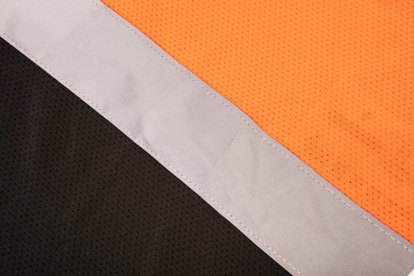 T-shirt ostrzegawczy, ciemny dół, pomarańczowy, rozmiar M