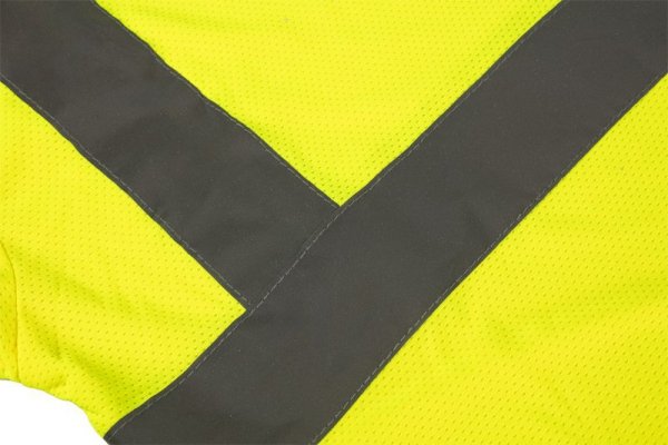 T-shirt ostrzegawczy, żółty, rozmiar XL