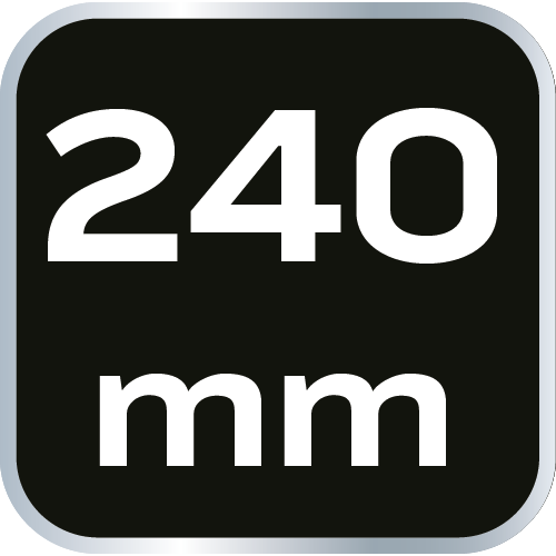 Szczypce do rur 240 mm, zakres 0-31 mm
