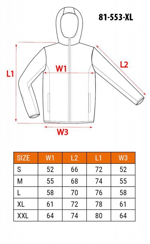 Kurtka softshell CAMO, rozmiar XL