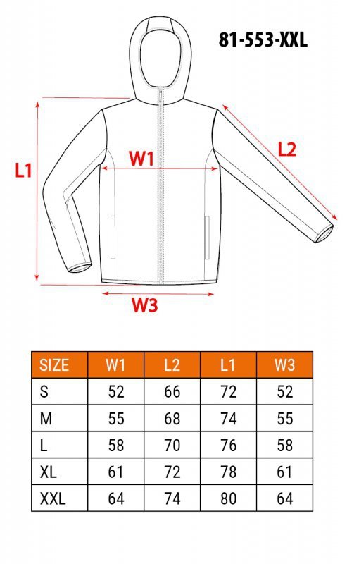 Kurtka softshell CAMO, rozmiar XXL