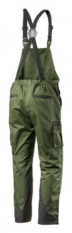 Ogrodniczki robocze CAMO olive, rozmiar XXL