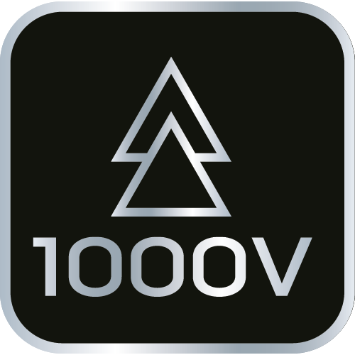 Końcówki wkrętakowe z uchwytem 1000V, 12 szt.