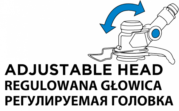 Podkaszarka akumulatorowa Energy+ 18V, Li-Ion, szerokość koszenia 254 mm, bez akumulatora