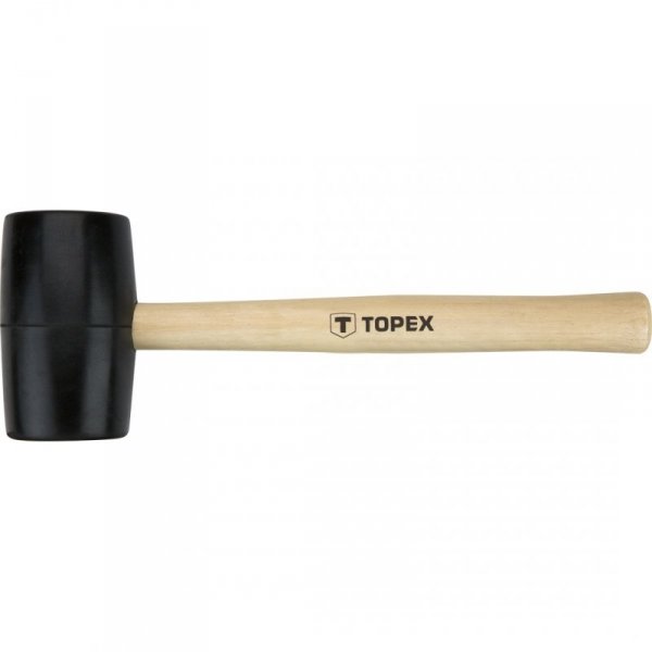 Młotek gumowy 50 mm/340 g, trzonek drewniany
