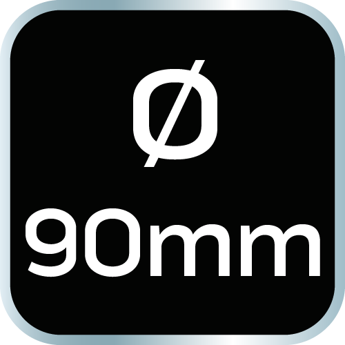 Młotek gumowy 90 mm/1200 g, trzonek hikorowy