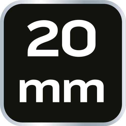 Klucz płasko-oczkowy z grzechotką i przełącznikiem 20 mm
